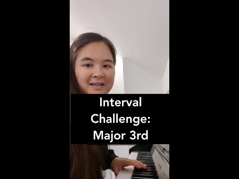 Interval Challenge: Maj 3rd! EAR TRAINING! #shorts