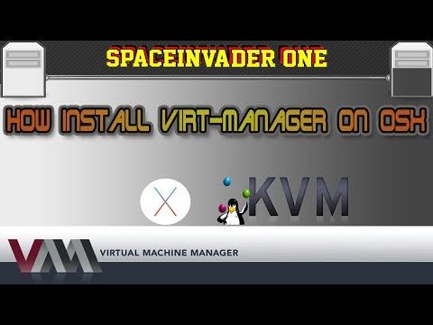 How to install virt manager on OSX to manage KVM virtual machines
