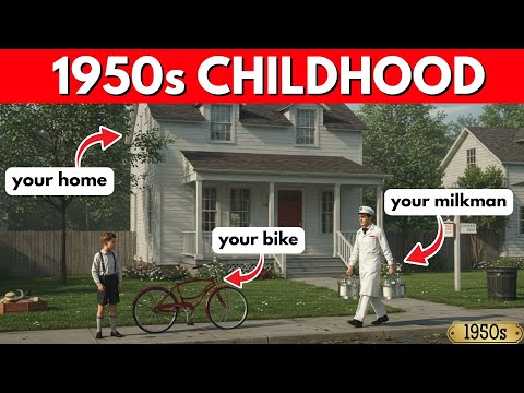 40 vergessene Dinge aus der Kindheit im Amerika der 1950er Jahre