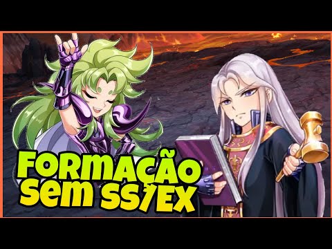 Formação Sem SS com Shion Sapuri e Lune de Balron - Saint Seiya Awakening