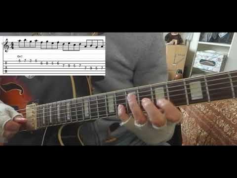 Dm Triad Approach CT-UNT-LNT-CT Lick (with tabs) - DP's Guitar Encyclopedia