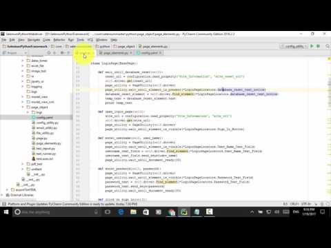 Lesson 21 Python Webdriver Page Object Pattern Framework Page