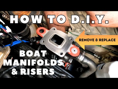 HOW TO REMOVE and REPLACE MERCRUISER MANIFOLDS & RISERS