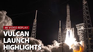 ULA Vulcan Rocket First Flight - 4K launch replay