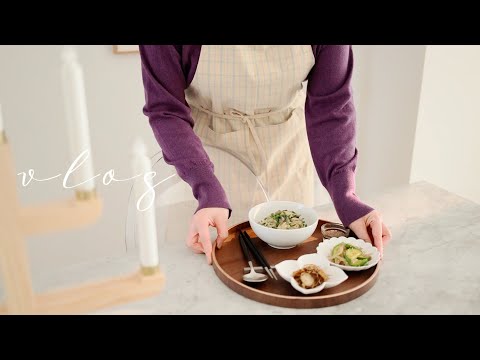 (Vlog) Gyeongbokgung in Seoul, Korea - Palace in K-drama (Autumn walk/ Oyster Rice/ House Cleaning)