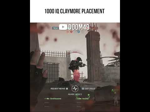 1000 iq Claymore Placement 🧠 😂 in Battlefield 6