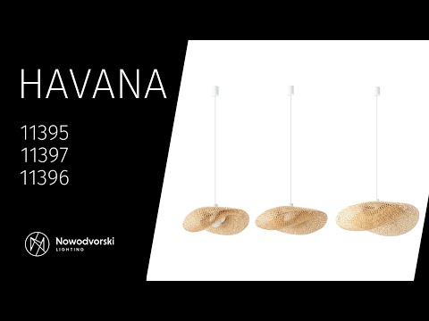 Підвісний світильник, люстра Nowodvorski 11396 Havana M E27 1x25W IP20 Бежевий