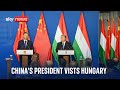Chinese President Xi Jinping meets Hungarian Prime Minister Victor Orban in Budapest
