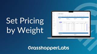 Set Pricing by Weight and Shipper - Grasshopper Labs
