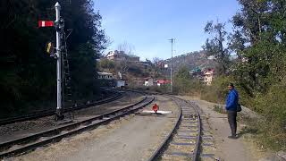 preview picture of video 'The only steam engine in working condition in Kalka Shimla Toy train route'