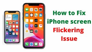 How to fix iPhone X, Xs, Xs Max, iPhone xr and iPhone 11Max screen Flickering issue.