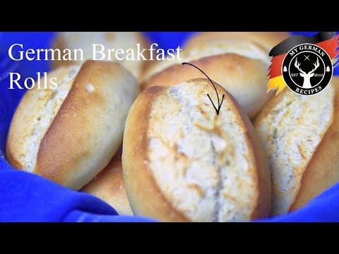 Authentic German Rolls - Brötchen / Schrippen 🫓 ✪ MyGerman.Recipes