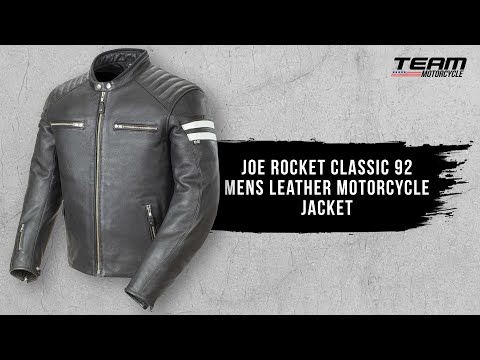 Joe Rocket Classic 92 Mens Leather Motorcycle Jacket