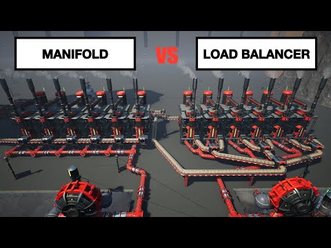 Manifold vs Load Balancer - Distributing Items Evenly in Satisfactory