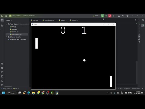 Project 2 Creating A Pong Game Using Python And Turtle Gui Python Game Development Tutorial