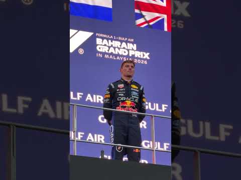 And now for the Dutch national anthem(s) 🔊🔊🔊#F1 #RedBullRacing #BahrainGP