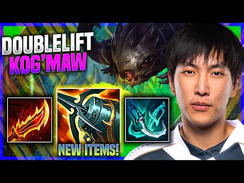 DOUBLELIFT PICKS KOG'MAW WITH NEW ITEM KRAKEN! - TSM Doublelift Plays Kog'Maw ADC vs Ashe! |