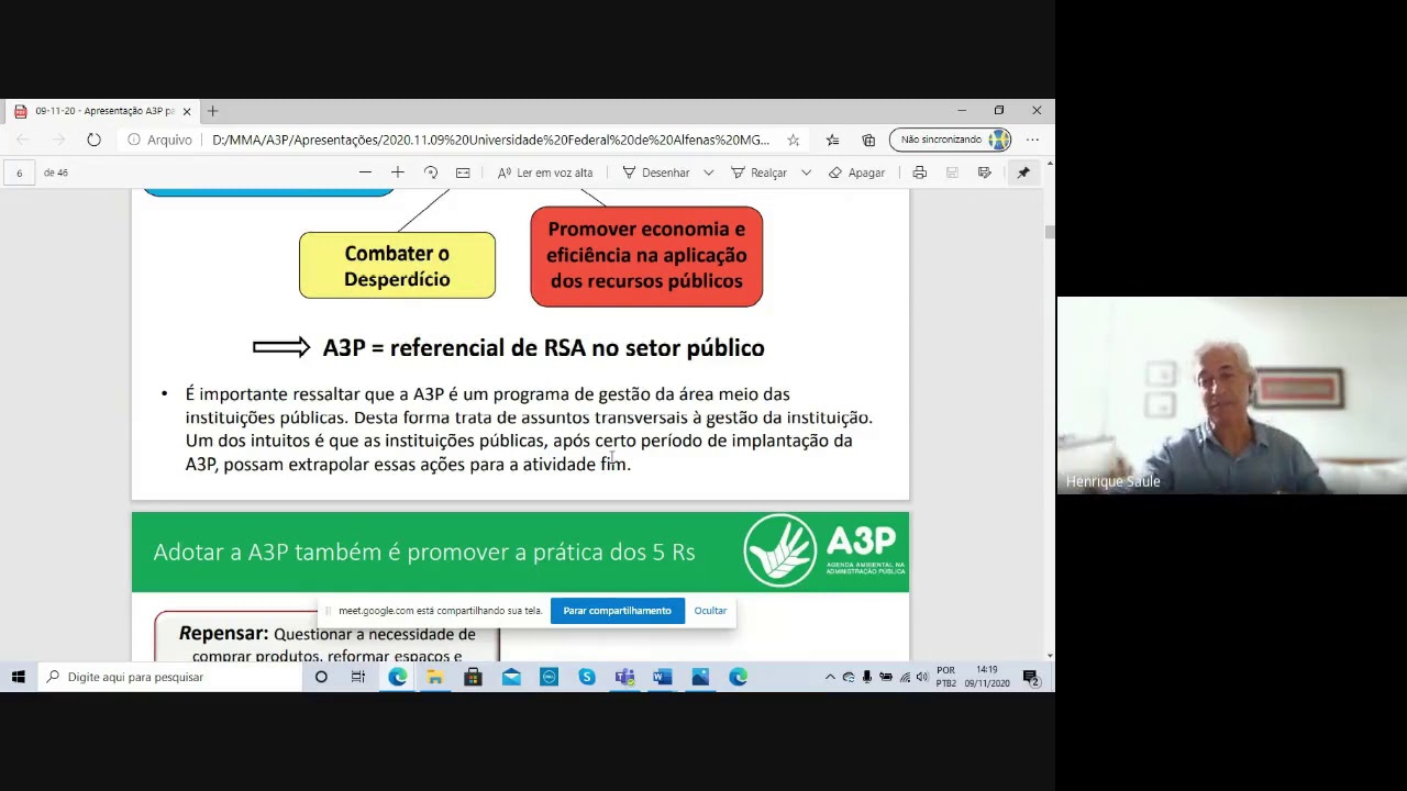 Sustentabilidade no Serviço Público: A3P - Agenda ambiental da Administração Pública