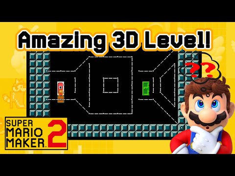 Super Mario Maker 2 - AMAZING 3D "Noir" Level!