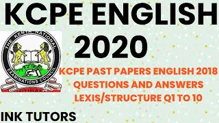 KCPE ENGLISH 2020. KCPE past papers english 2019(KCPE english revision) KCPE ENGLISH 2018 Q1 - 15