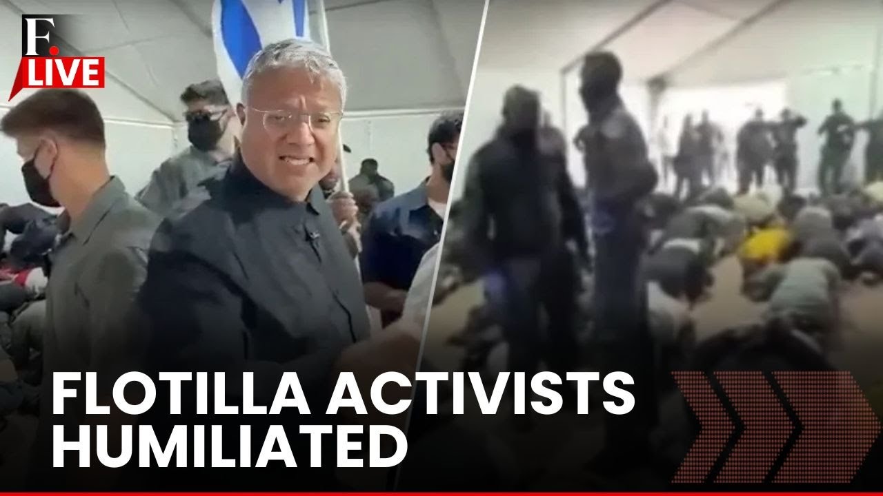 Gaza Flotilla Activists Humiliated on Camera as Controversy Grips Israeli Minister | LIVE