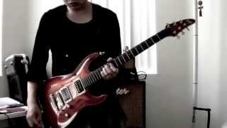 DIR EN GREY - DOUKOKU TO SARINU Guitar Cover (Shot in one take)