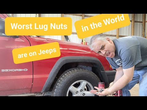 Why Jeeps have Bad Lug Nuts and what to do about it  #jeepxj