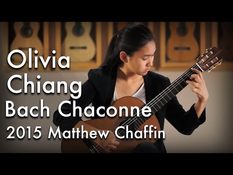 Bach's "Chaconne" played by Olivia Chiang on a 2015 Matthew Chaffin