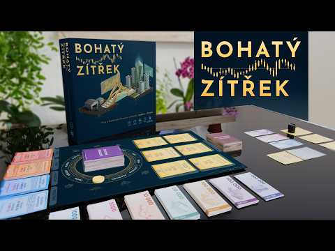 Desková hra Bohatý Zítřek: Naučte své děti rozumět penězům dřív, než bude pozdě.