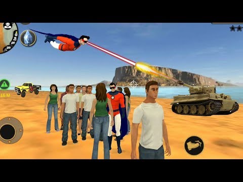 Vegas Crime Simulator - (Superhero with Pedestrians) - The crowds come to see the superhero gameplay