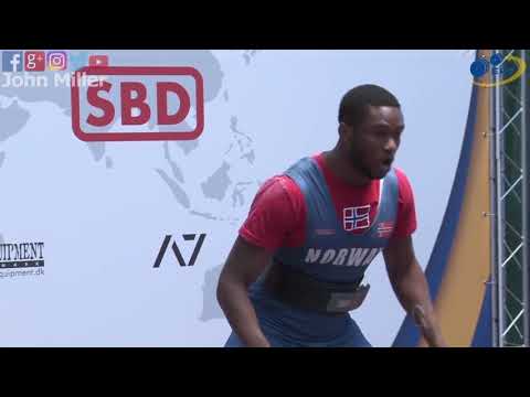 Chido Nnoli - 6th Place 733kg Total - 83kg Class 2019 EPF Classic Open