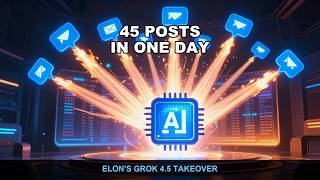 Elon Musk's 45 Posts on July 9th - Grok 4.5 Takes Over X