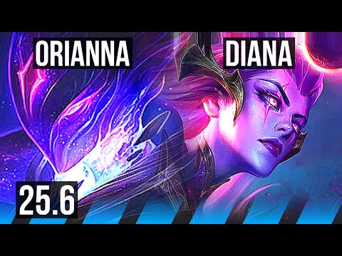 ORIANNA vs DIANA (MID) | KR Diamond | 25.6