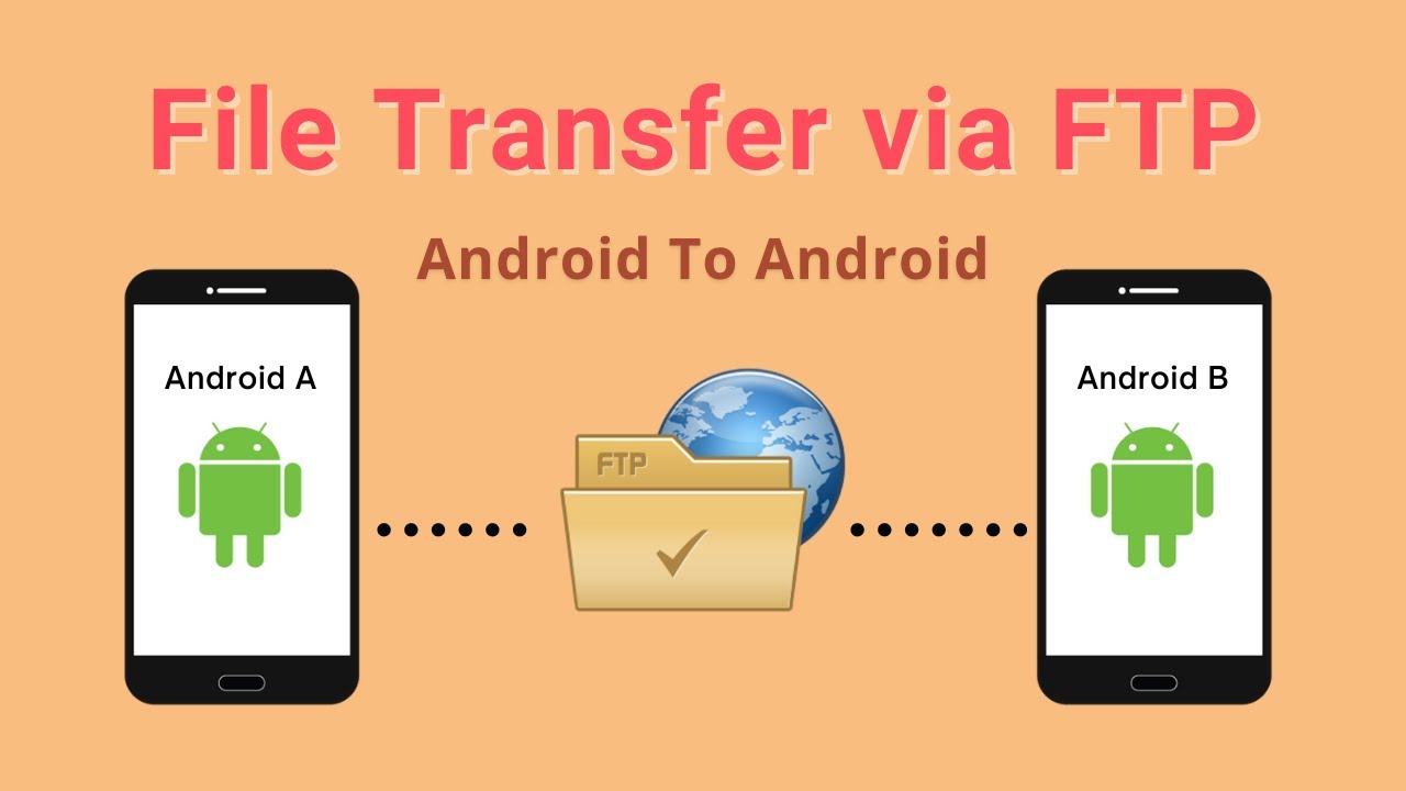 Transfer Files between Android devices using FTP