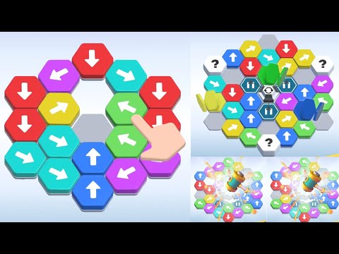 Hexa Go Gameplay | Satisfying Hexa Away Puzzle - YouTube