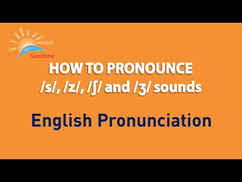How to pronounce /s/, /z/, /ʃ/ and /ʒ/ sounds | English Pronunciation