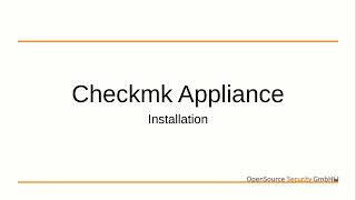Installation, Setup and Usage of the Checkmk Appliance and Checkmk 2.1