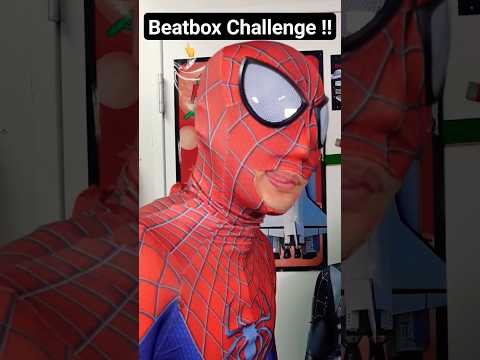 Beatbox Challenge with Spider Man !!  #beatbox #tiktok