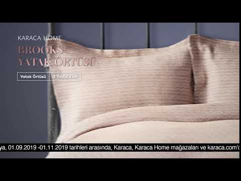 Karaca Home Brooks Koyu Indigo Cift Kisilik Yatak Ortusu Seti Karaca Home