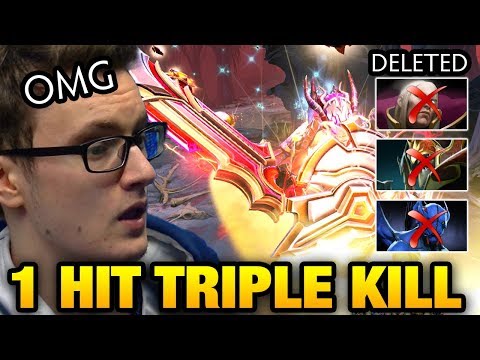 Miracle- Sven ONE HIT ONE KILL with his MASSIVE SWORD Dota 2