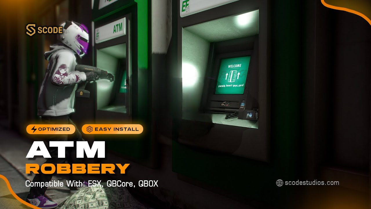 [PAID] SCode ATM ROBBERY (QBCore/QBOX/ESX) thumbnail 2