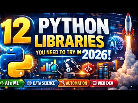 Python in 2026: 12 Libraries That Will Make You Unstoppable