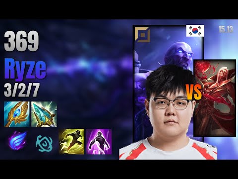 369 Top Ryze vs Vladimir lol KR solo rank Full Game 15.13 | 369 라이즈 vs 블라디미르