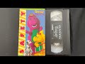 Barney Safety 1995 VHS