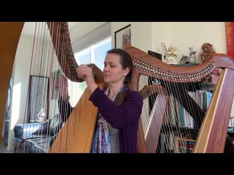 Mermaid Preludes from C Word harp book by Marina Roznitovsky Oster