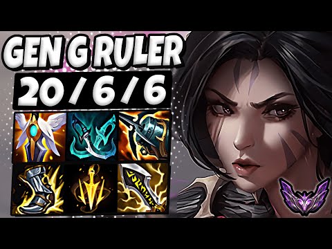 Kaisa vs Caitlyn ADC [ Gen G Ruler ] Patch 12.20 Ranked Master NA ✅