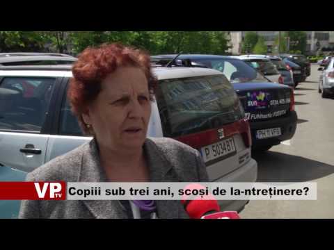 Copiii sub trei ani, scoși de la-ntreținere?