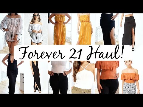 Forever 21 Summer 2018 Haul/Try-on/Fails! Video