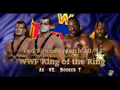 WWF KING OF THE RING: 2nd Round | Match 84 | Ax VS Booker T [WWE 2K16 Gameplay]