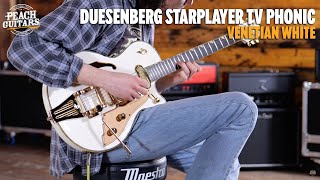Video thumbnail for No Talking...Just Tones | Duesenberg Semi Hollow Guitars | Starplayer TV Phonic - Venetian White by Peach Guitars